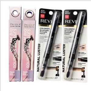 Pacifica Dream Big Brushed Brows/Revlon Colorstay Browlights Pomade Pencil